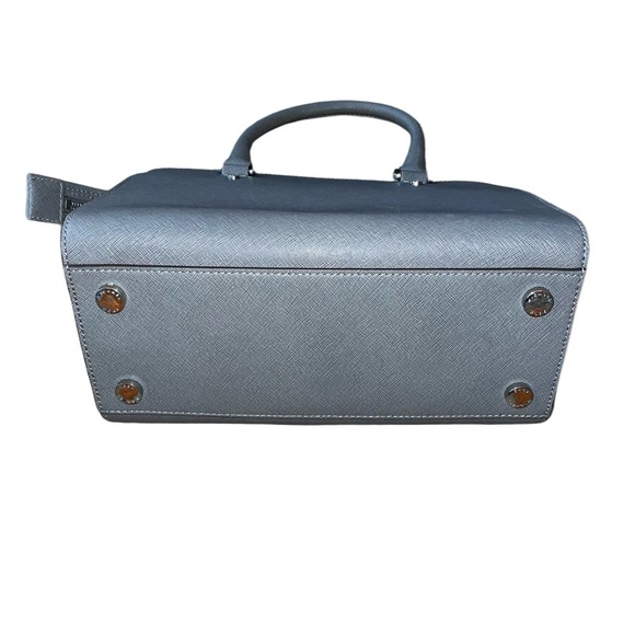 Michael Kors Selma Gray Leather Satchel Style 30T3SLMS2L - Picture 3 of 11
